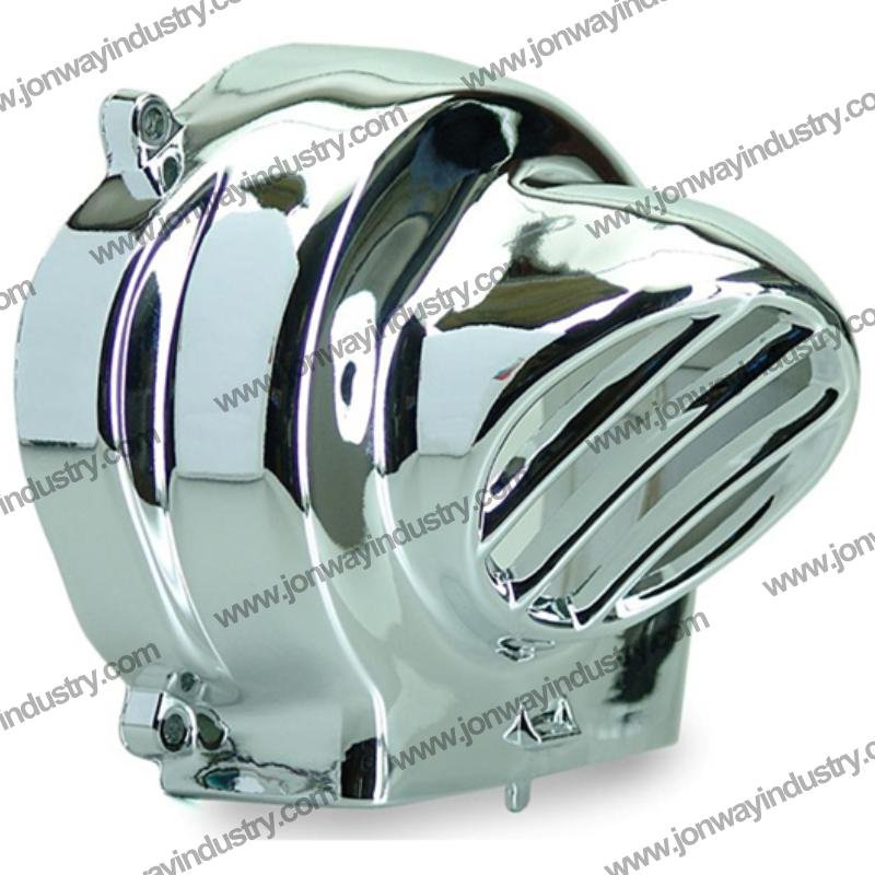 Bulk supply chrome fan cover for Gilera Typhoon scooters – durable replacement part for distributors and wholesalers