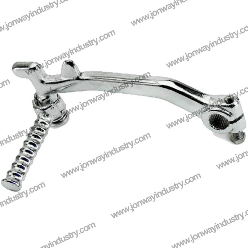 Kick start lever Spirit 1998 scooter – chrome and black finish, high-quality B2B motorcycle spare part