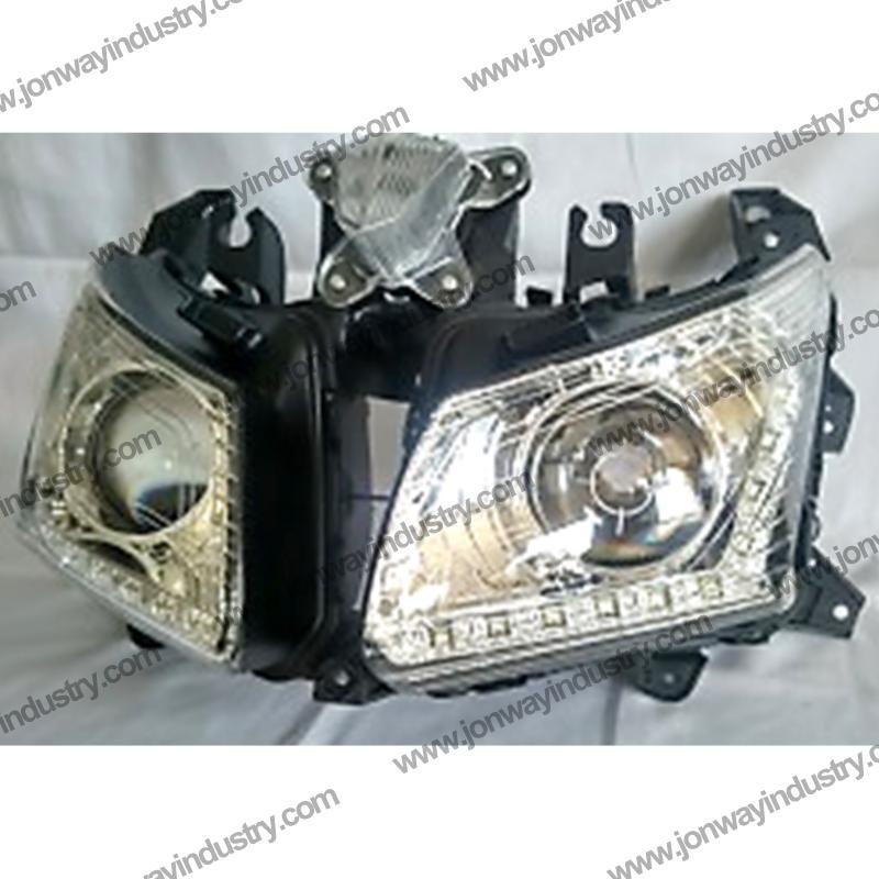Yamaha T-Max 530 2013 LED headlight Faro Ant. tuning light, CE homologated, E-Mark approved