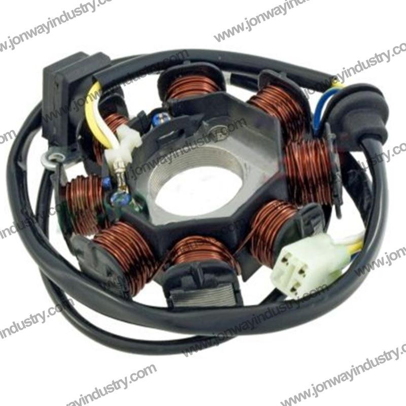 Bulk supply stator for Kymco and Malaguti scooters 125–150cc – OEM 00123300, reliable replacement part for distributors and wholesalers