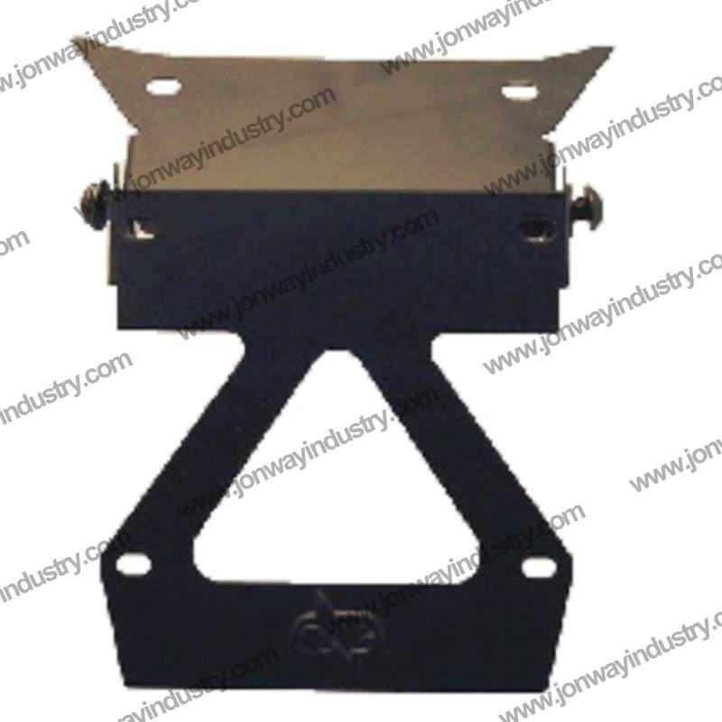 Black number plate holder for Yamaha Booster and BW’s scooters – durable motorcycle rear license bracket