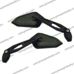 Universal motorcycle/scooter rearview mirror in black with E-Mark certificate – high-quality B2B scooter accessory