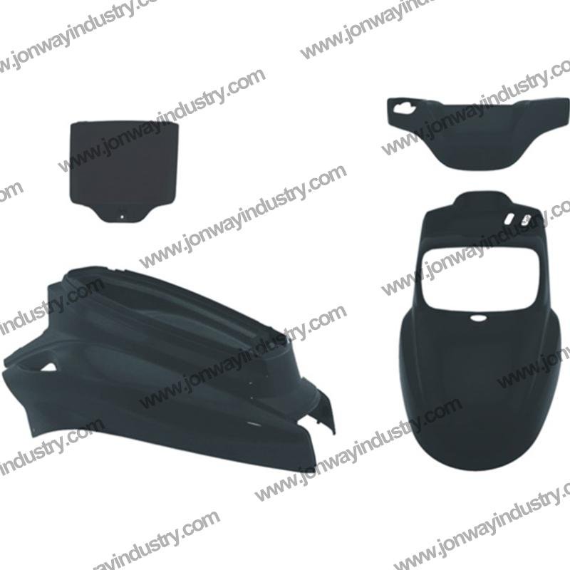Plastic Cover Assembly - Black - Bw'S 2004 1Set=4Pcs