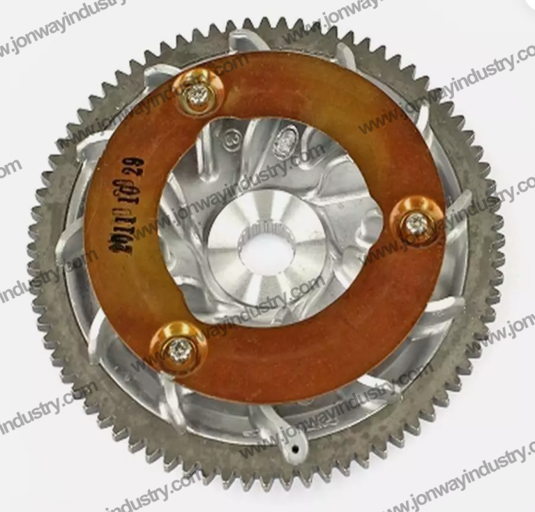 Drive plate with fan and pin for Piaggio 125 scooter, high-quality variator component